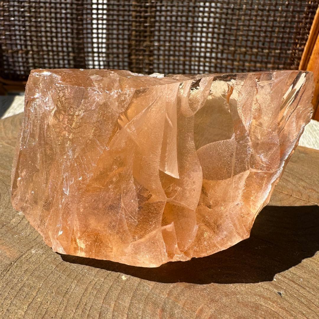 SALE中✴︎ネバダ産✴︎天使のカーテン✴︎ソフトオレンジ・アンダラクリスタル