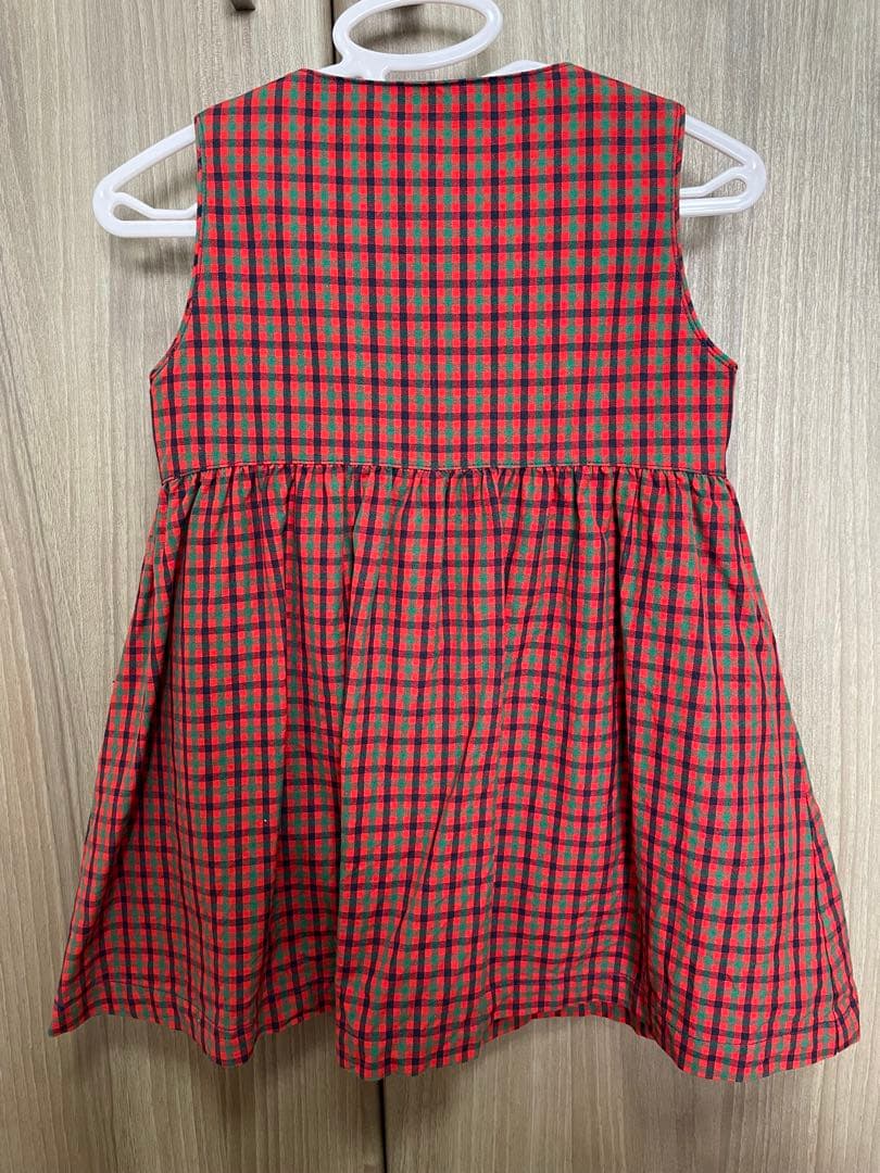 新品未使用　ファミリア ジャンパースカート　ブラウス　セット　90