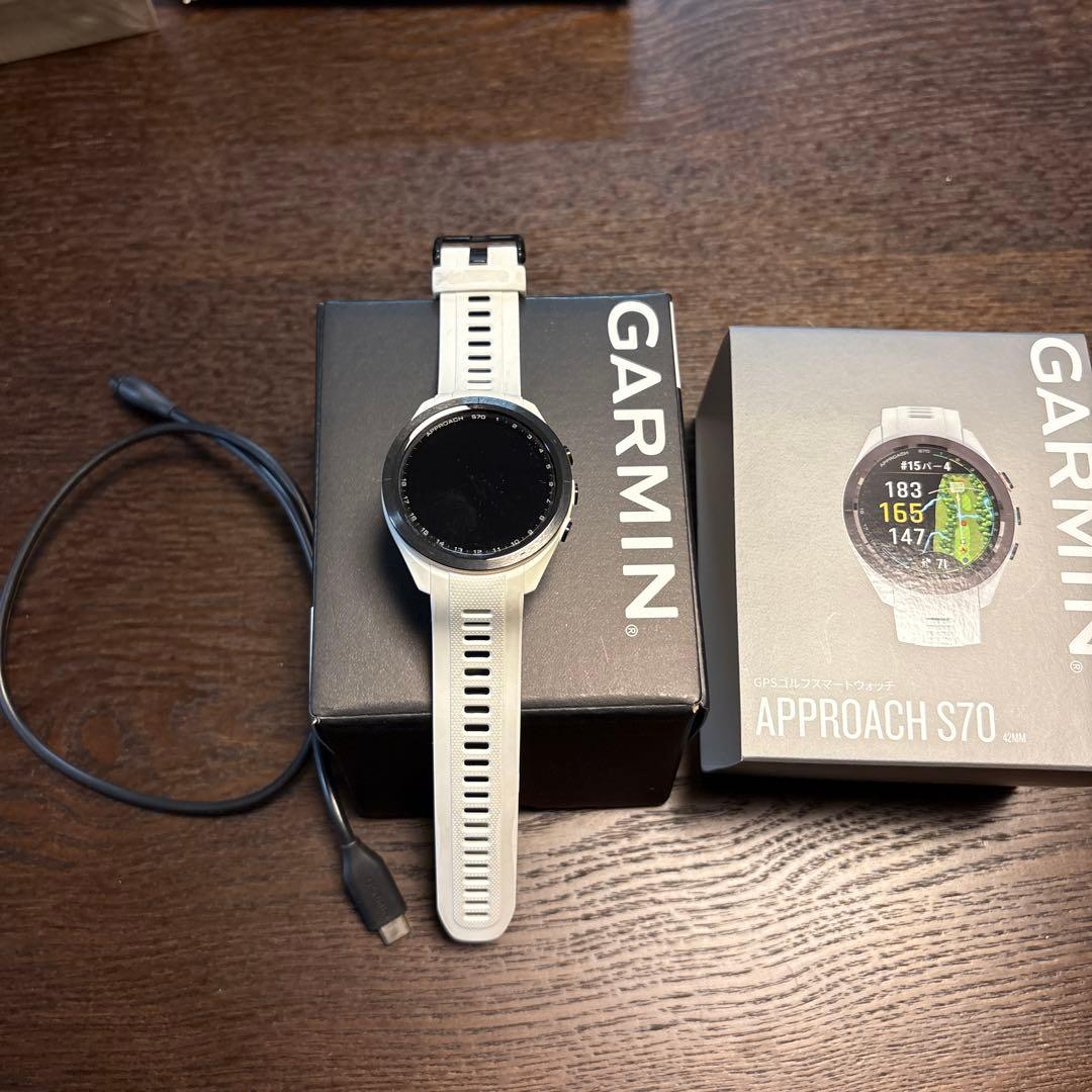 GARMIN APPROACH S70 ホワイト GPSナビ ガーミン 時計