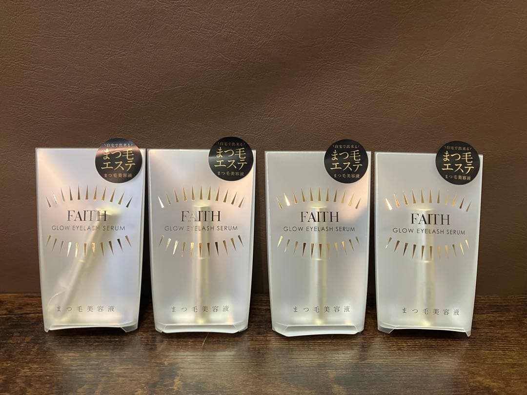 【未開封品】フェース グロウアイラッシュセラム まつ毛美容液 6ml 4個セット