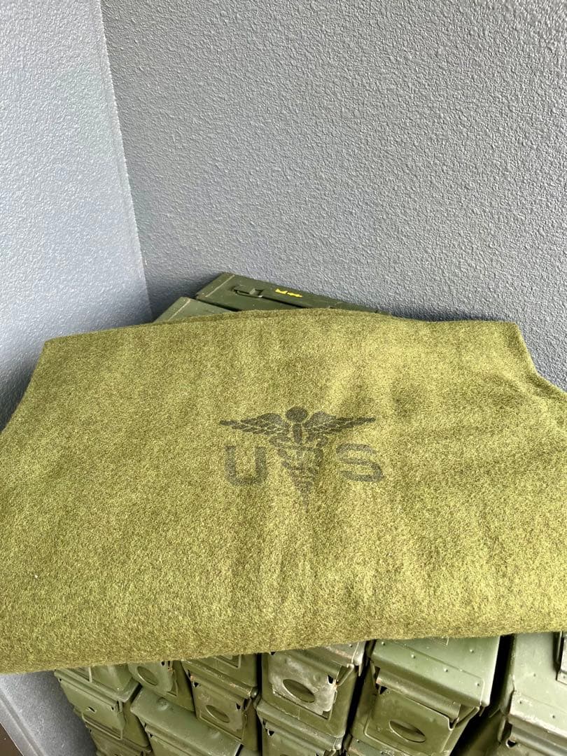 米軍放出未使用品USARMYMEDICAL 軍毛布 ブランケット デッドストック