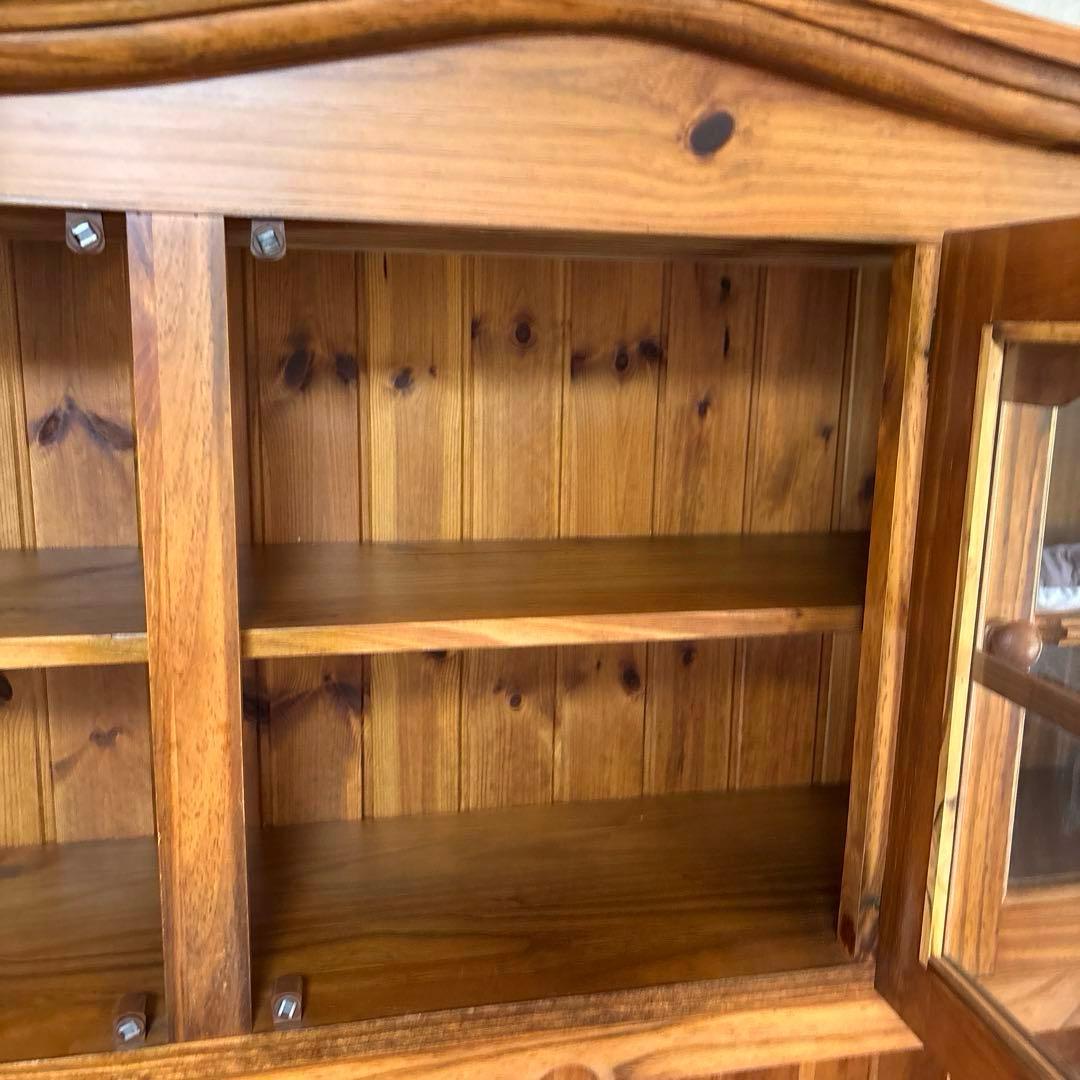 【良品】イタリア製 ヴィンテージ カップボード 食器棚 収納棚