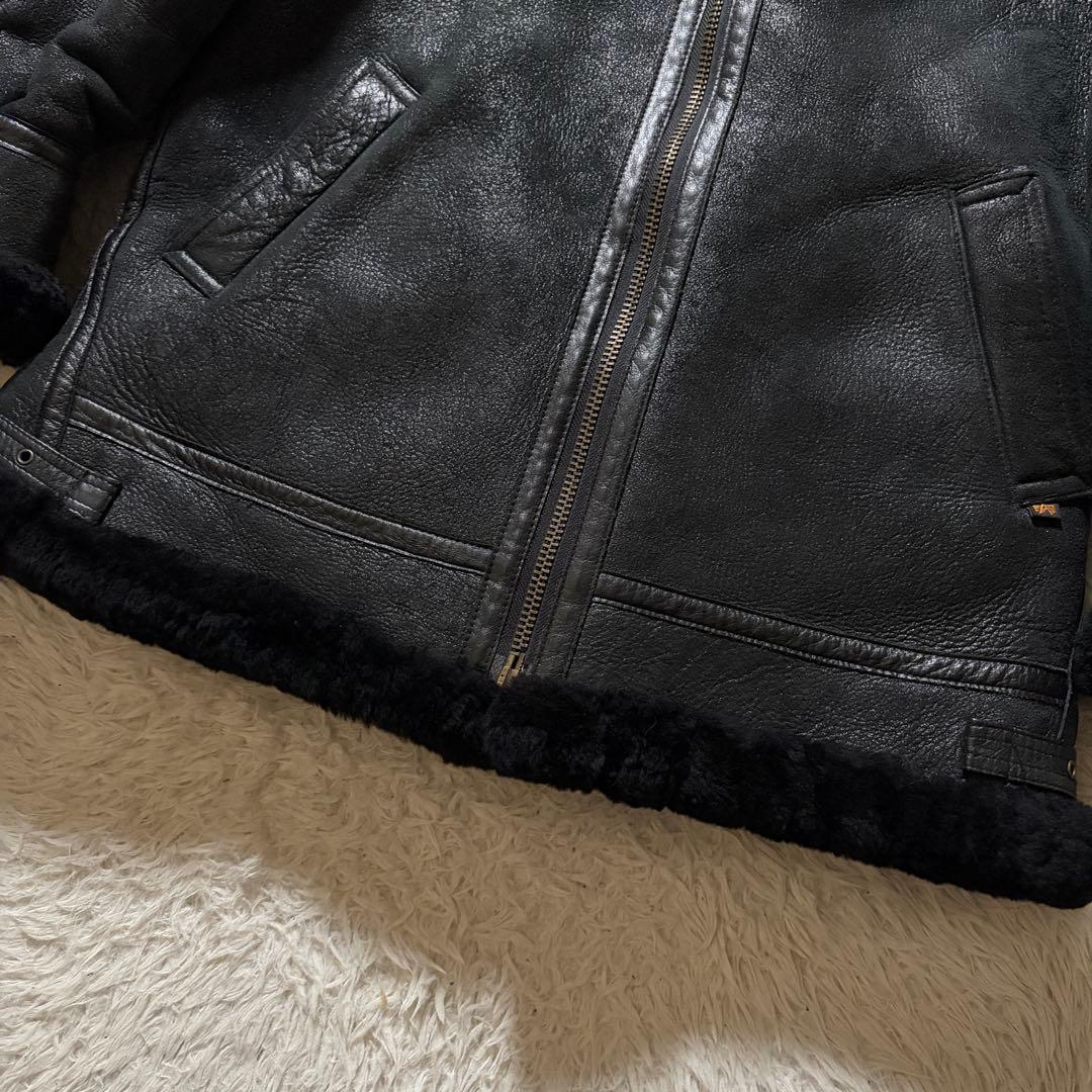 ご*り様 美品/希少モデル■ ALPHA INDUSTRIES B-3 ブラック