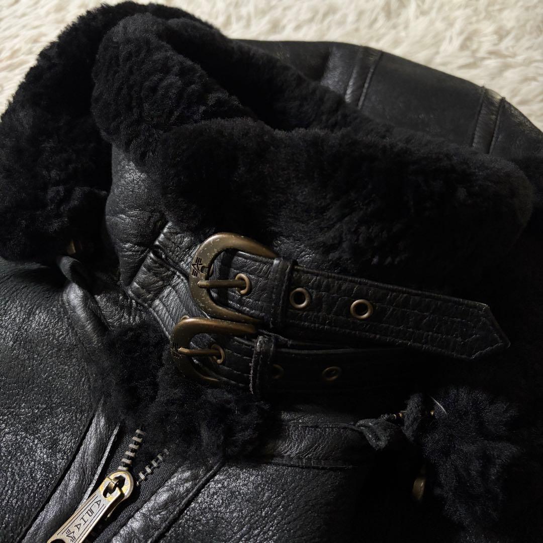 ご*り様 美品/希少モデル■ ALPHA INDUSTRIES B-3 ブラック