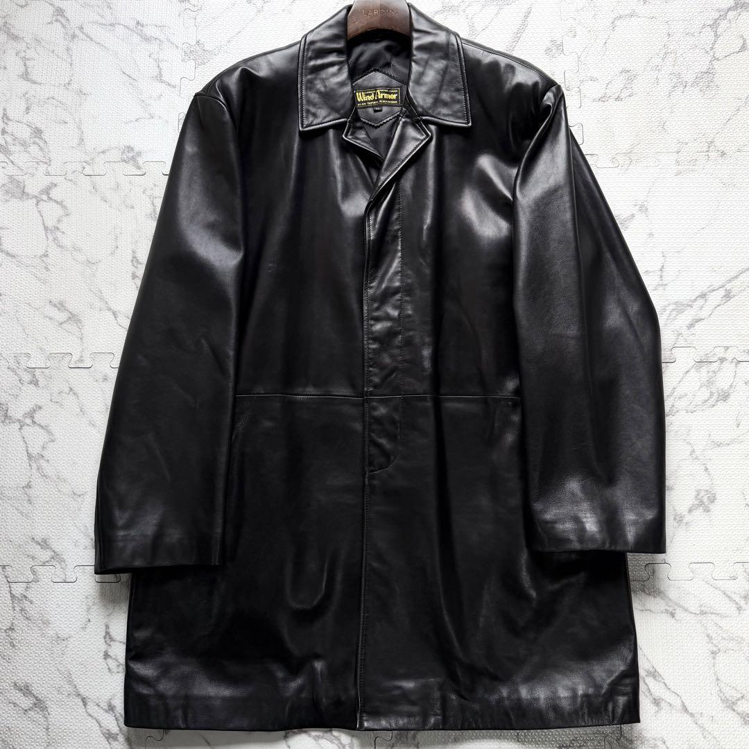 Wind Armor ウィンドアーマー ラムレザー カーコート 羊革 LLサイズ