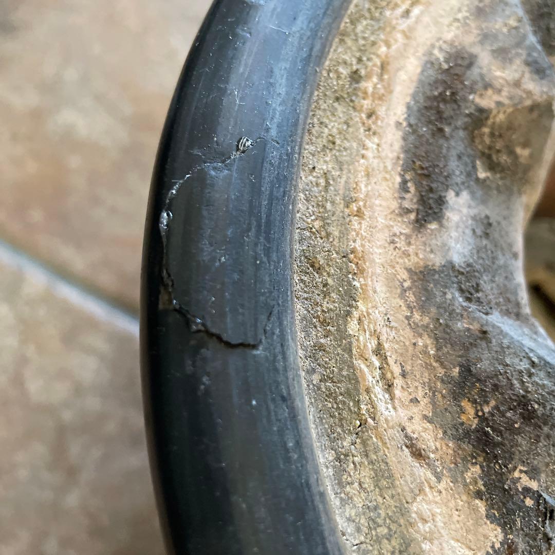 三河産　黒七輪