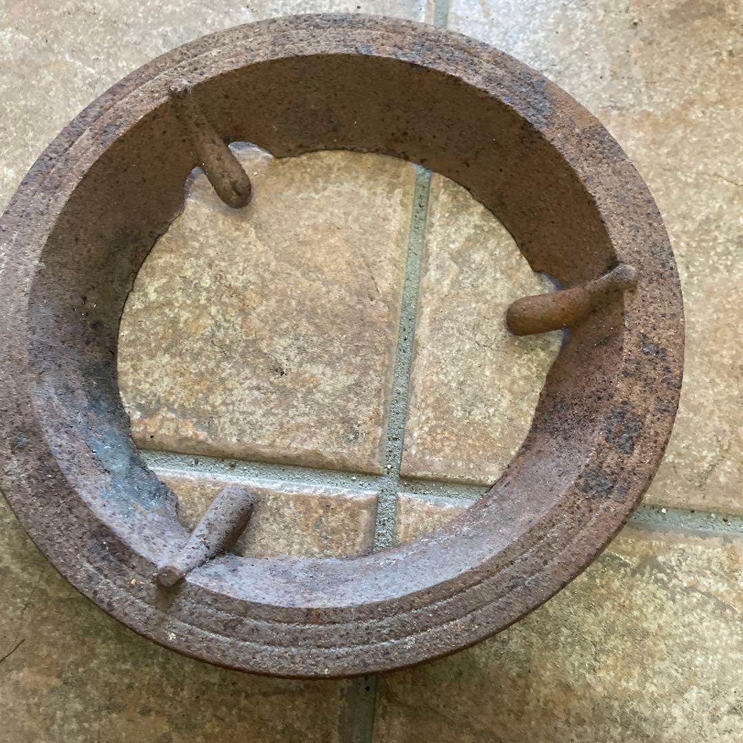 三河産　黒七輪