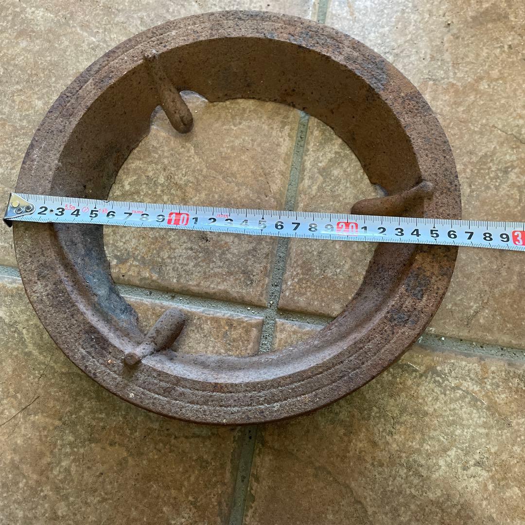 三河産　黒七輪