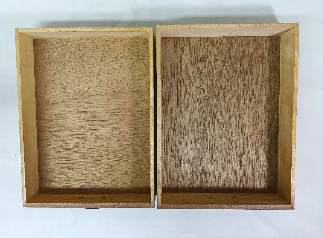 木製レターケース　引き出し　6段収納　昭和レトロ　書類入れ　小物入れ　ミニタンス