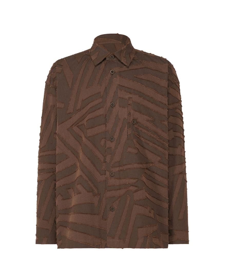 トップス 25aw im men GEOMETRY JACQUARD SHIRT