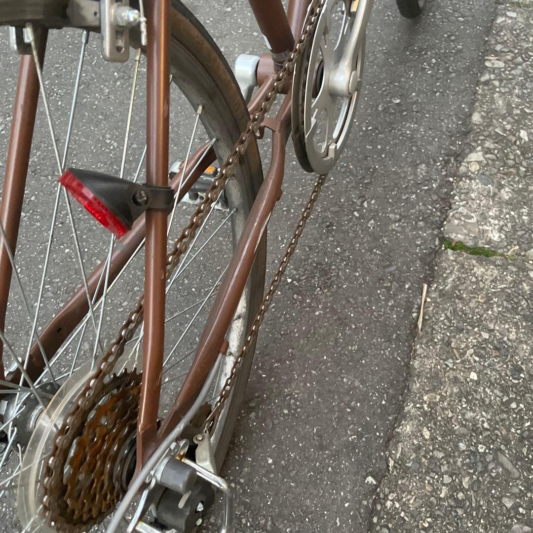 ブラウン クロスバイク スチールフレーム(引き取りのみ)