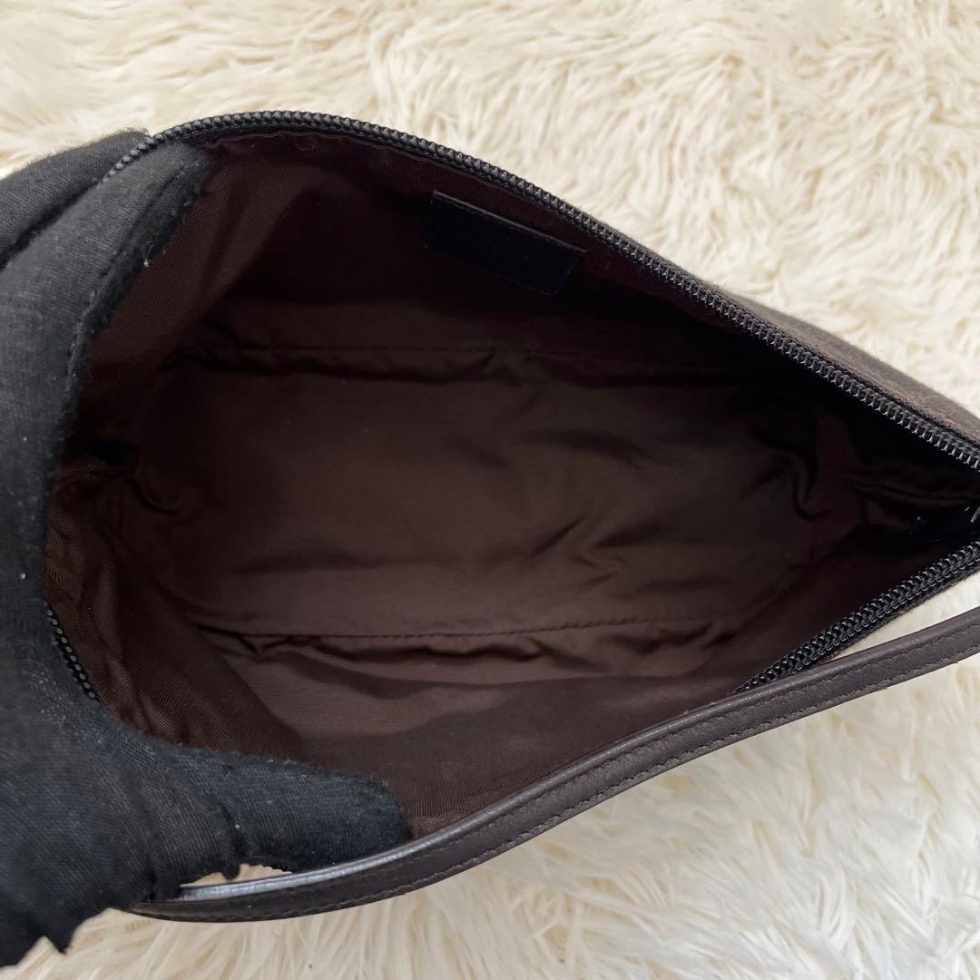 GUCCI GGキャンバス アクセサリーポーチ ミニバッグ