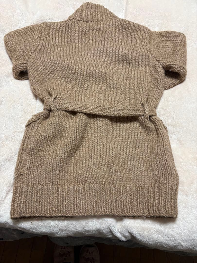 定価10万　希少　ラルフローレン　ハンドニットロングカーディガン　ダッフル　L