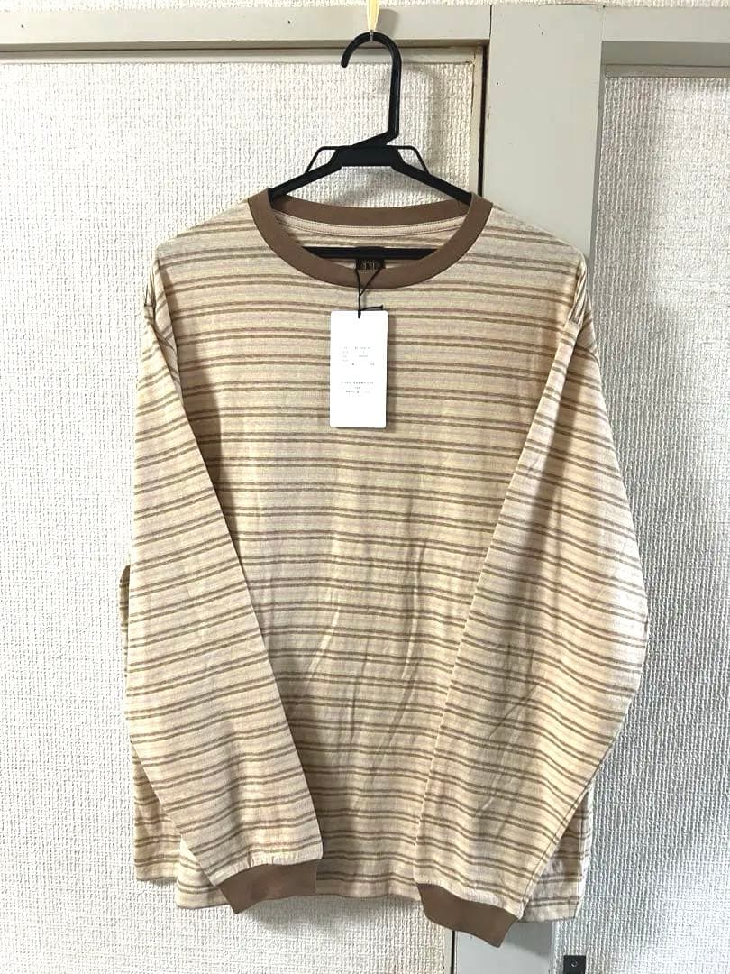新品未使用 BATONER HAND DRAWING BORDER LONG T