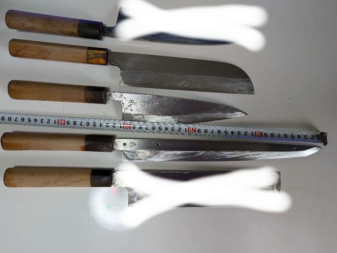 正本総本店丸秀　正本他築地正本　 本焼き柳刃他3本セット