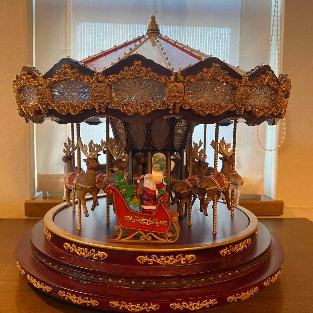 【希少】ミスタークリスマスデラックスカルーセル 　オルゴール20曲