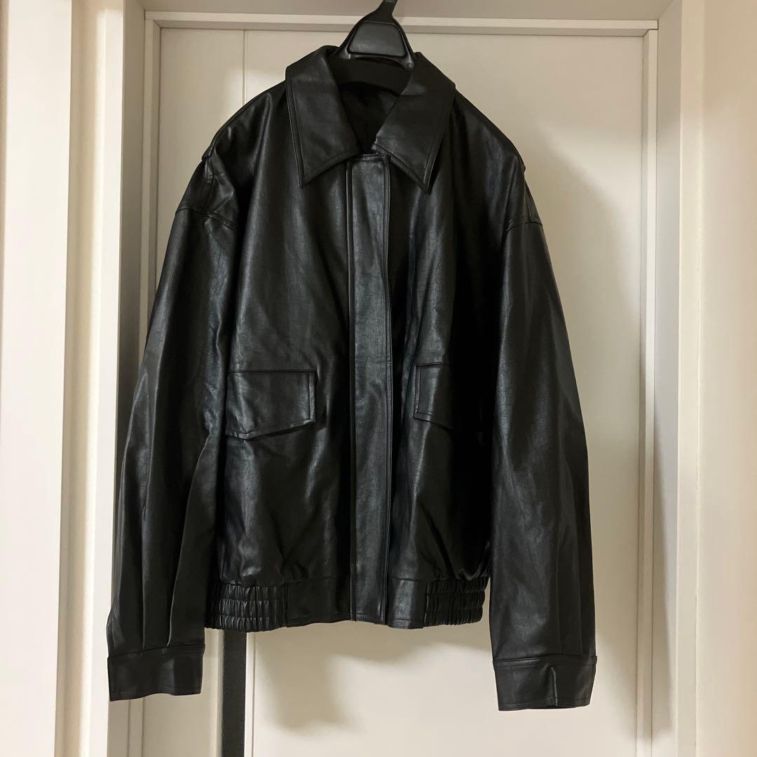 ジャケット・アウター Eongul Big Pocket faux Leather Blouson