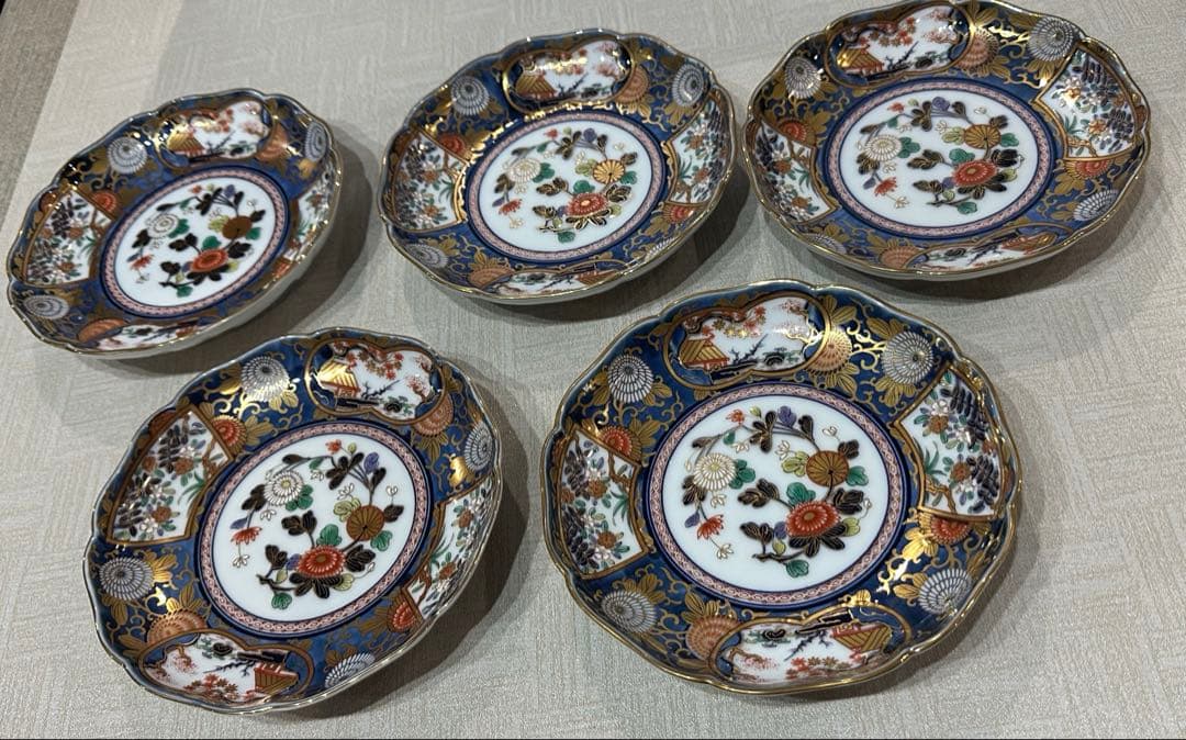 琳派古伊万里様式【和皿】 5枚セット