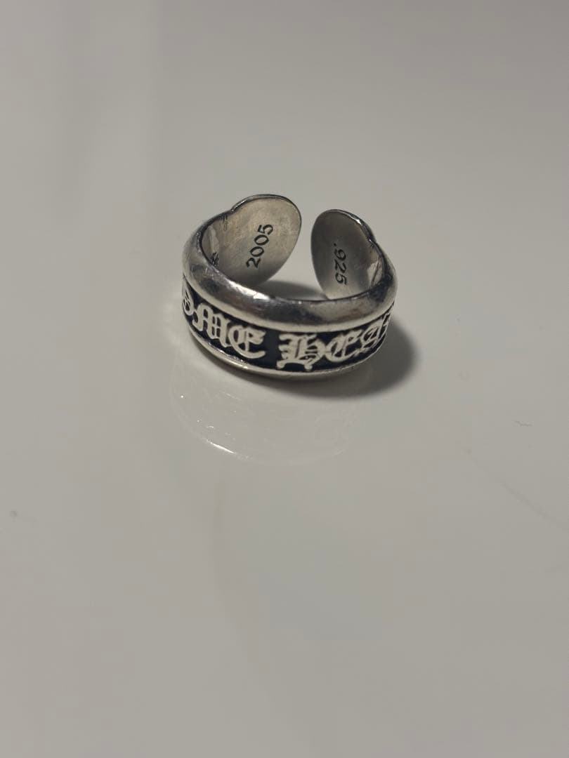 クロムハーツ CHROME HEARTS スモール スクロール ラベル リング