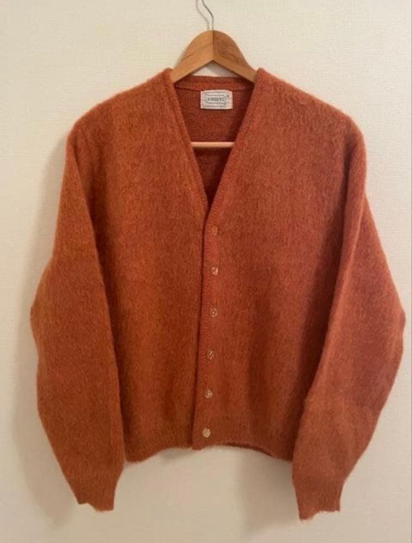 60's BRENT モヘアカーディガン ニット