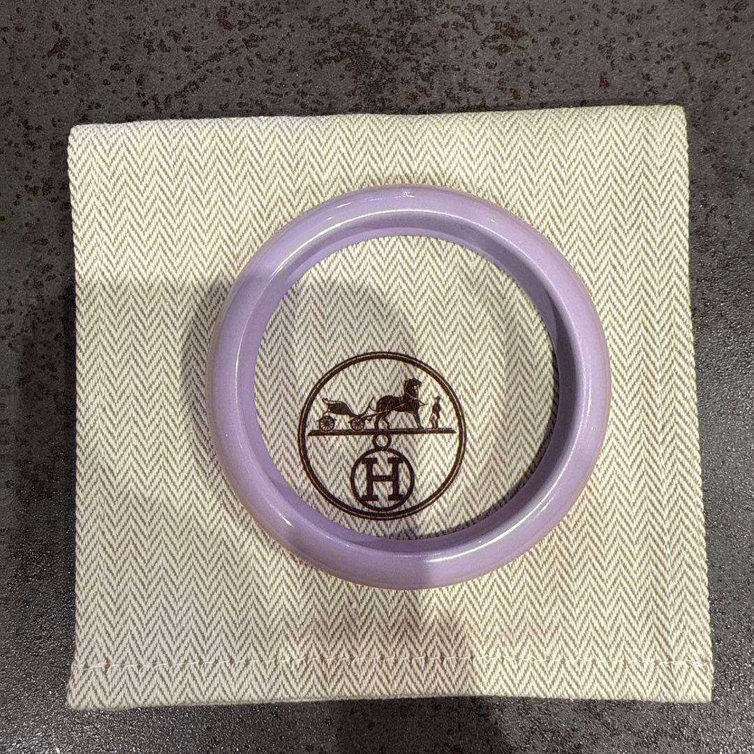 HERMÈS ラベンダー バングル