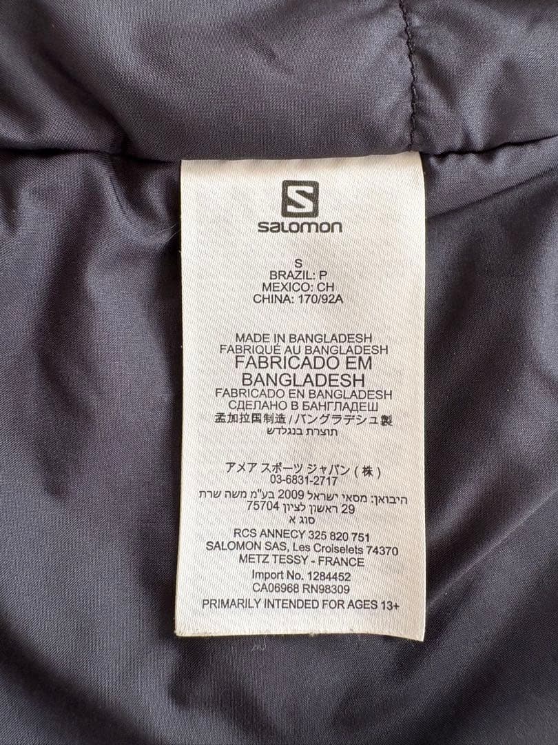 ウォーキング・ランニングウェア Salomon Outrack Insulated Hoodie Men's S