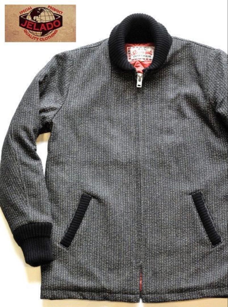 JELADO ジップアップジャケット グレー