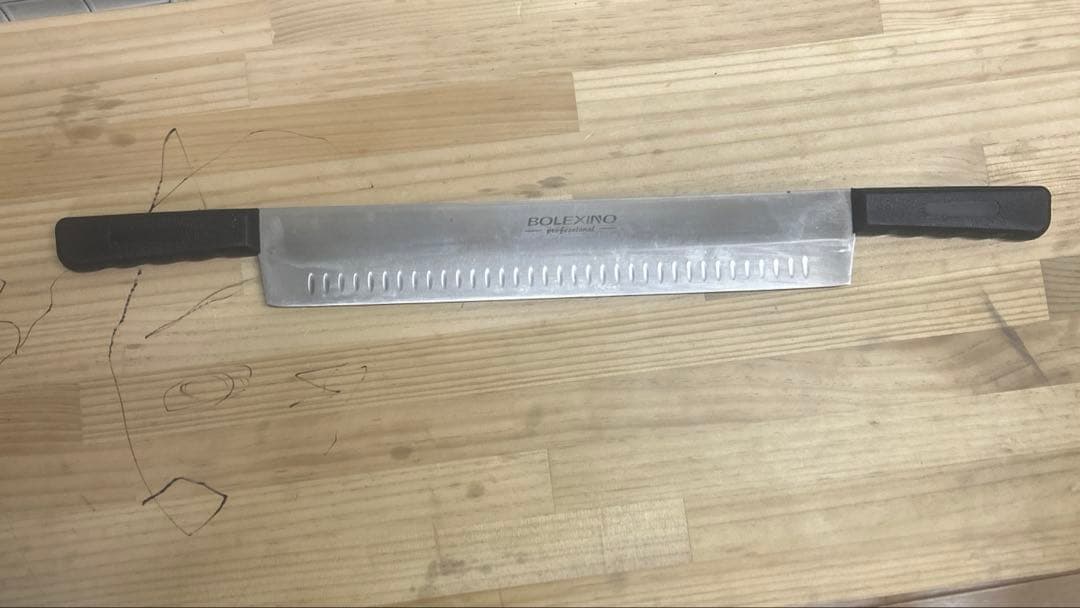 BOLEXINO ダブルハンドル 高炭素ステンレススチールブレード