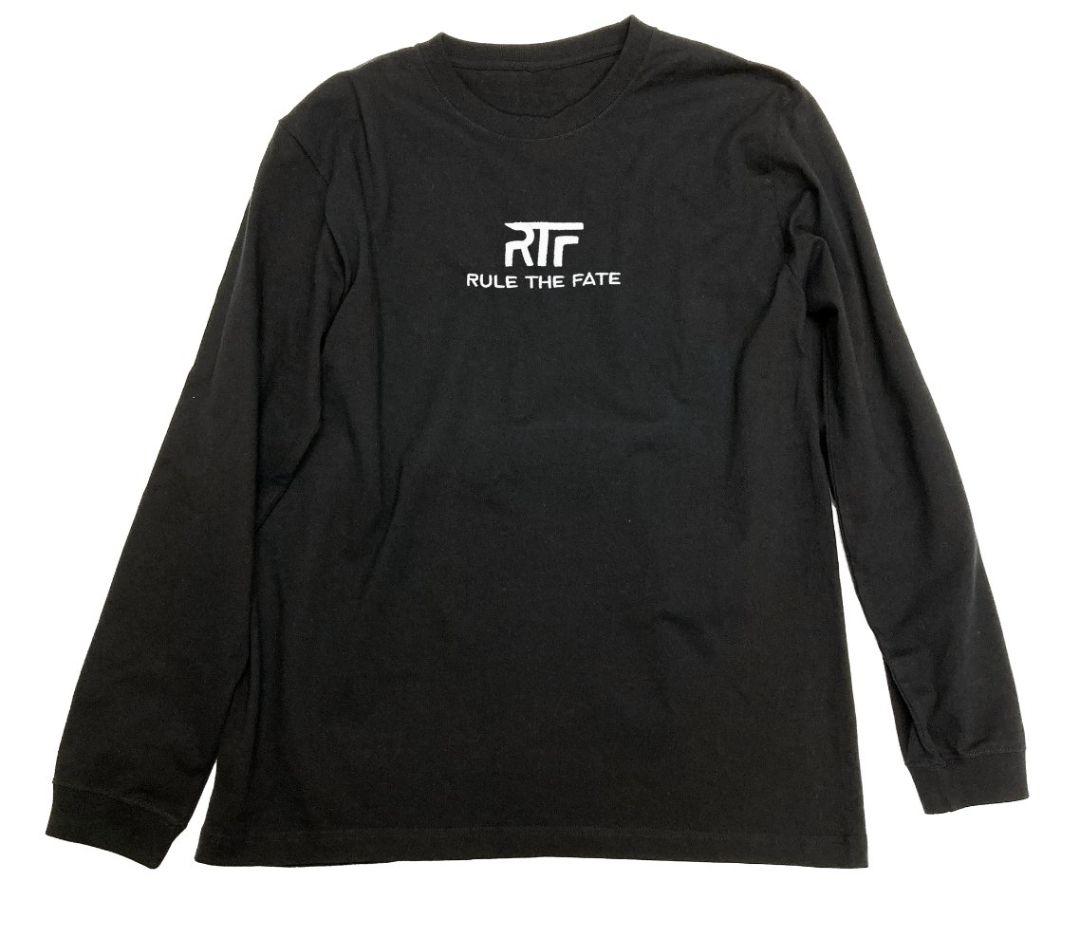 RULE THE FATE ブラック長袖カットソー