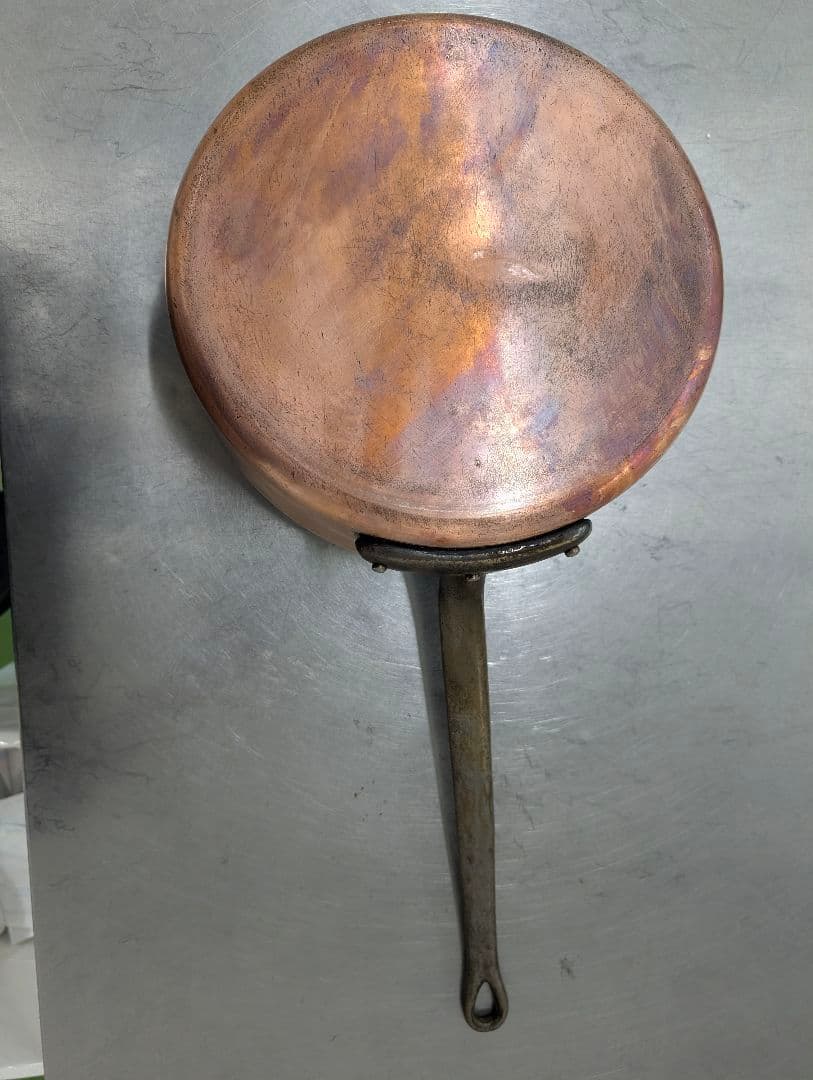 アンティーク　銅製 片手鍋 約28cm