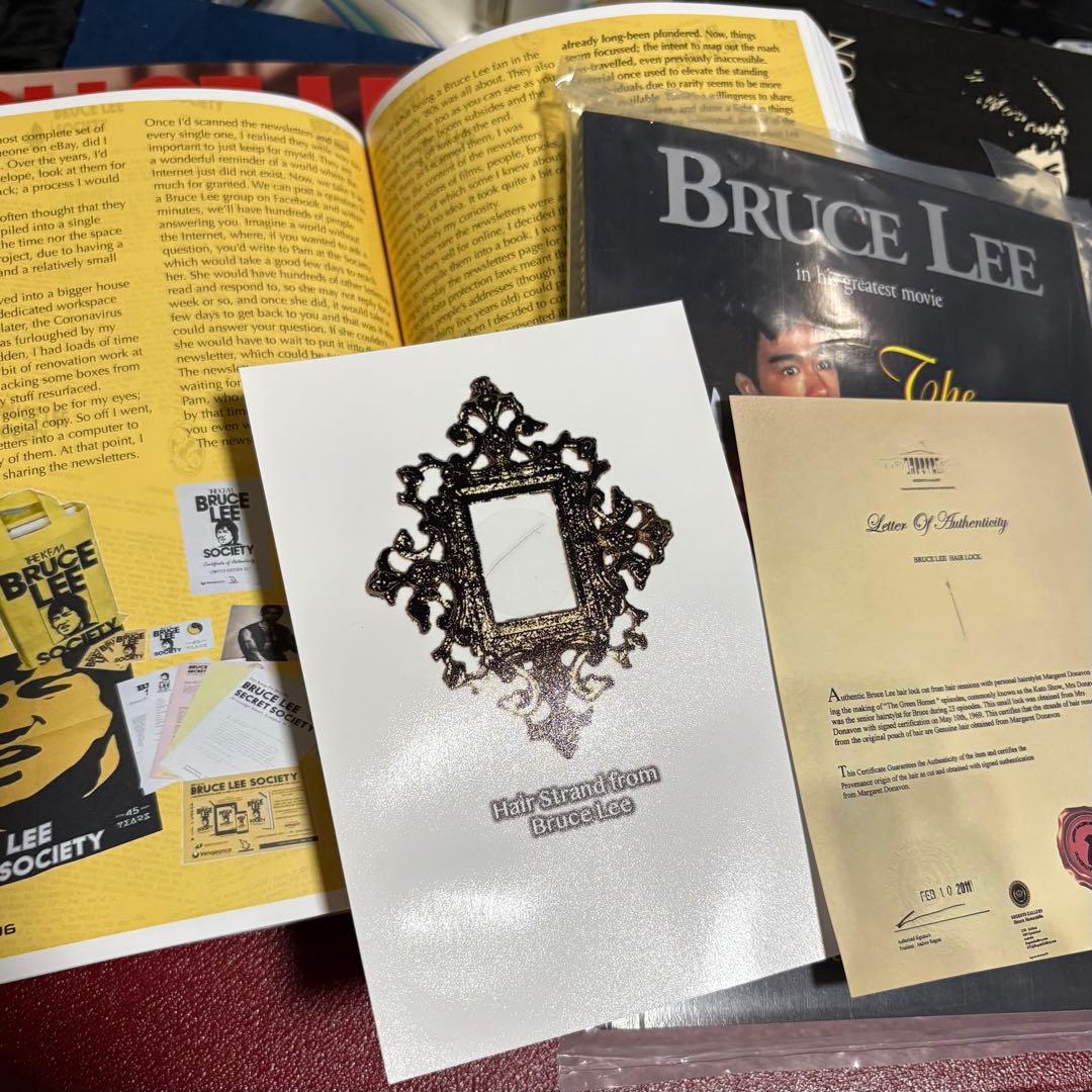 ■遺品/本物■髪の毛■ブルース・リー■Bruce Lee Authentic
