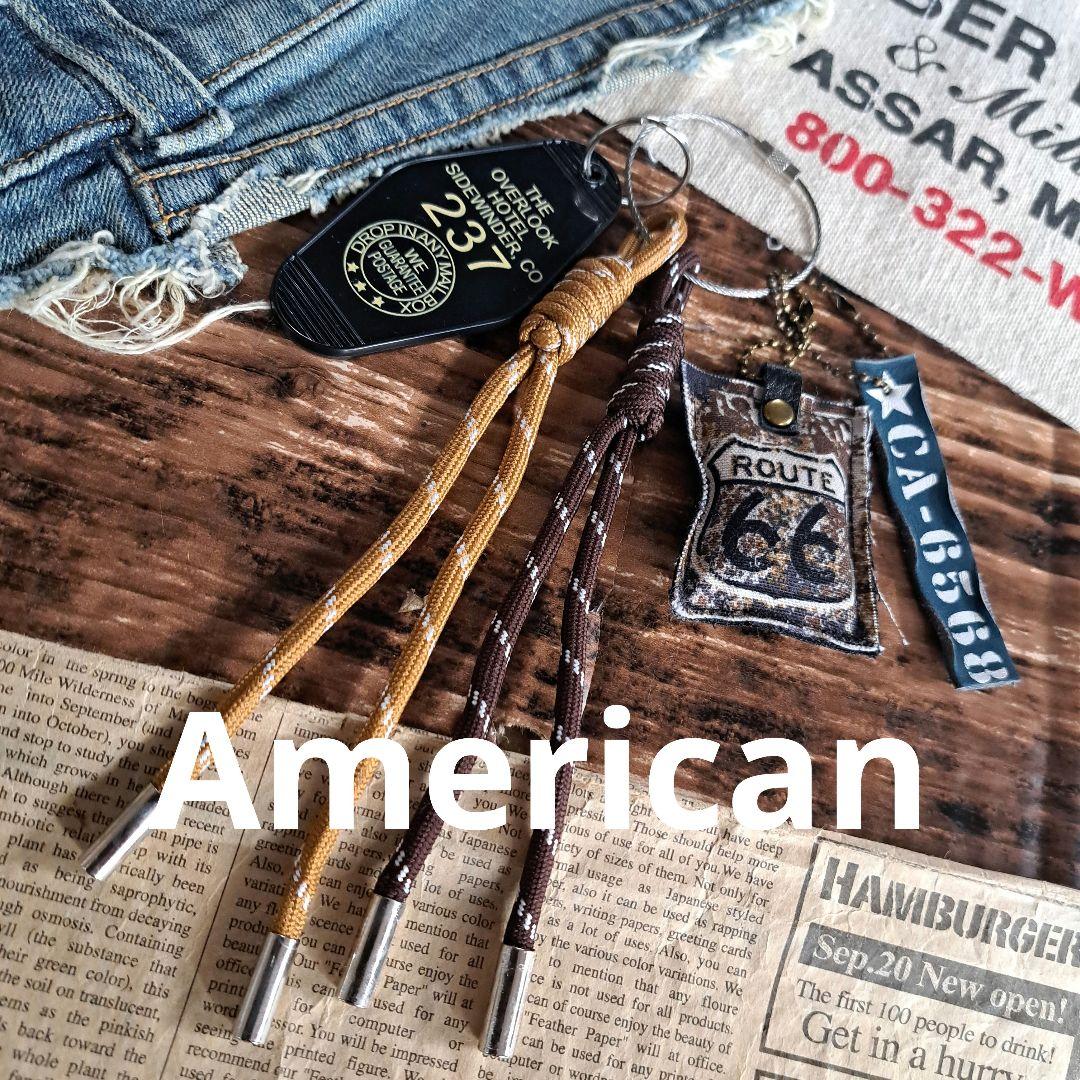 ★American ★男前★パラコードチャーム★