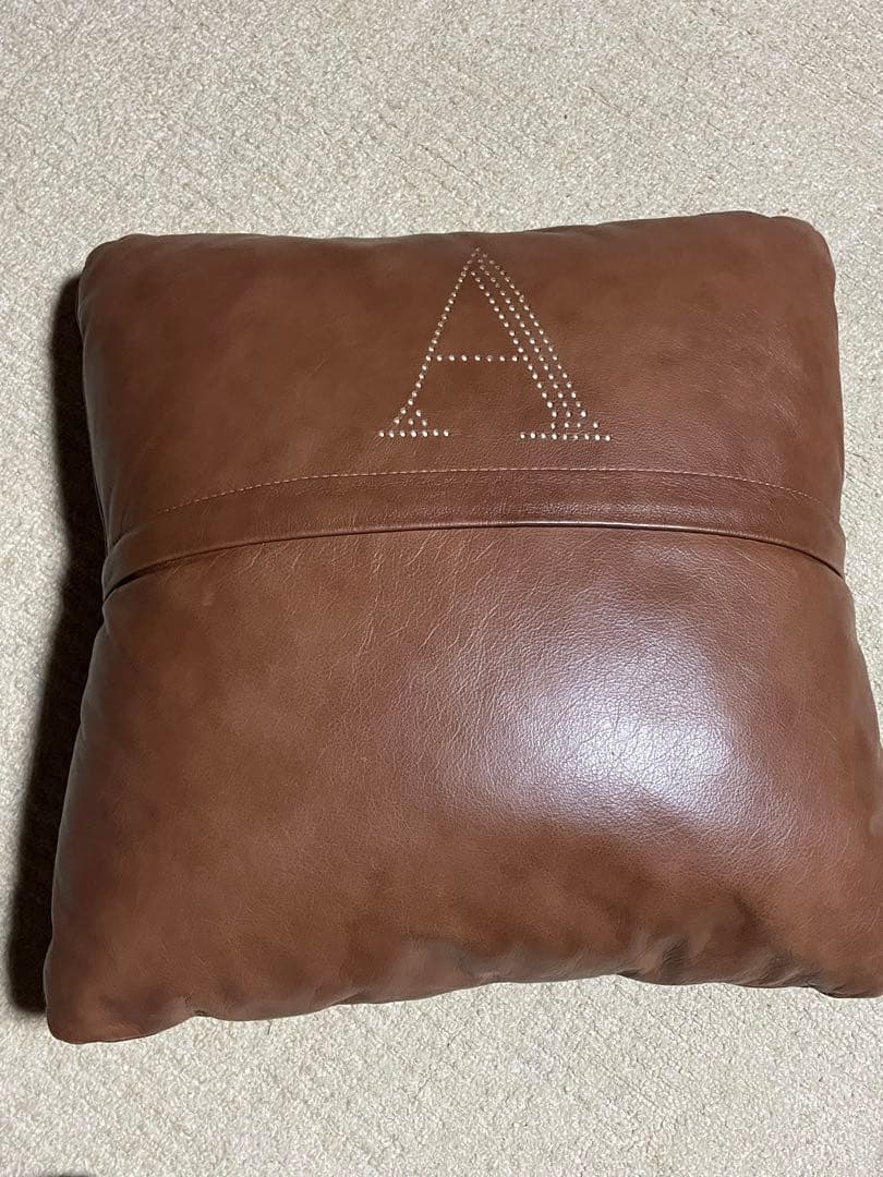 HALO アスプルンド ギルソファー付属　クッション　レザー　ブラウン