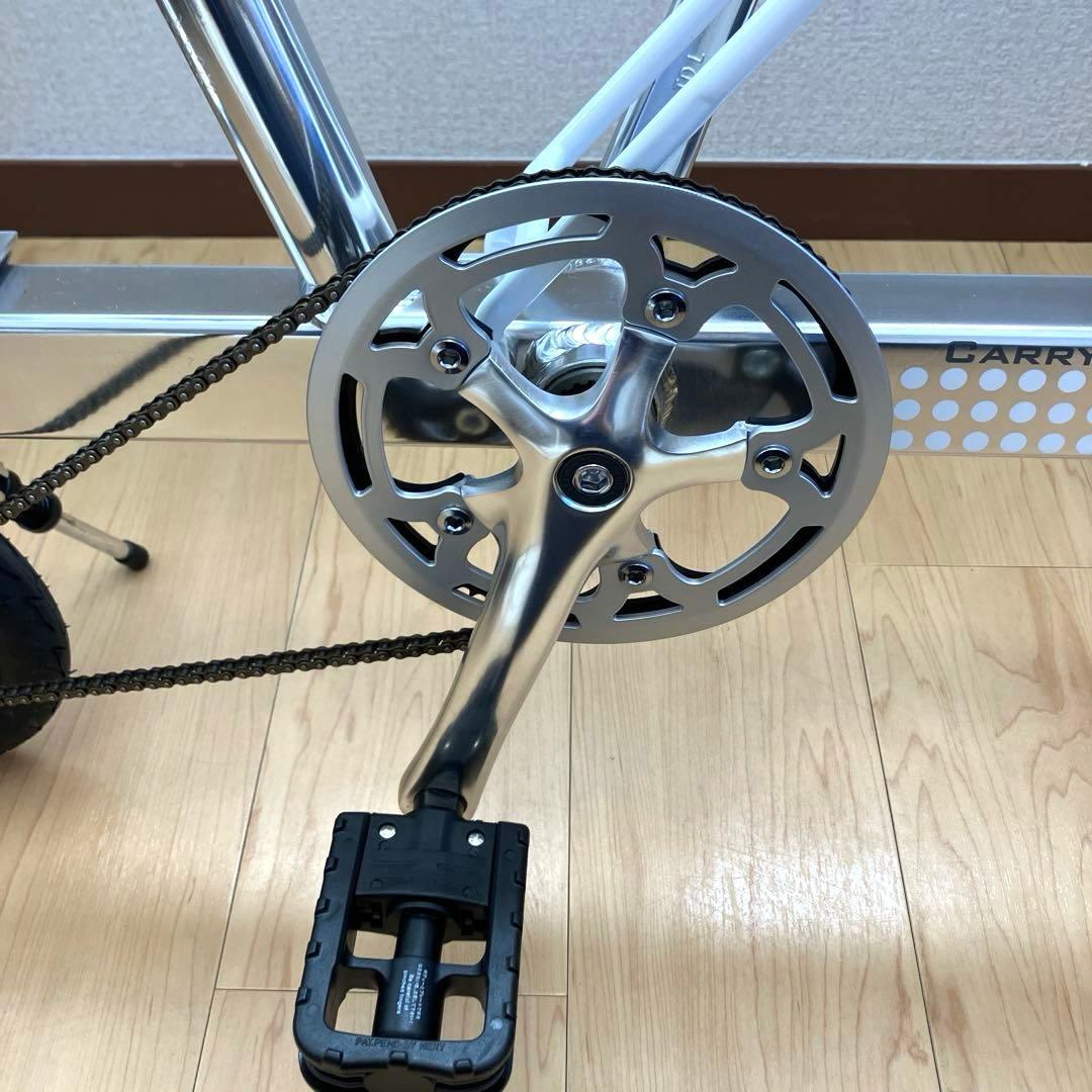 【美品】Carry me ８インチ折りたたみ自転車 シルバー