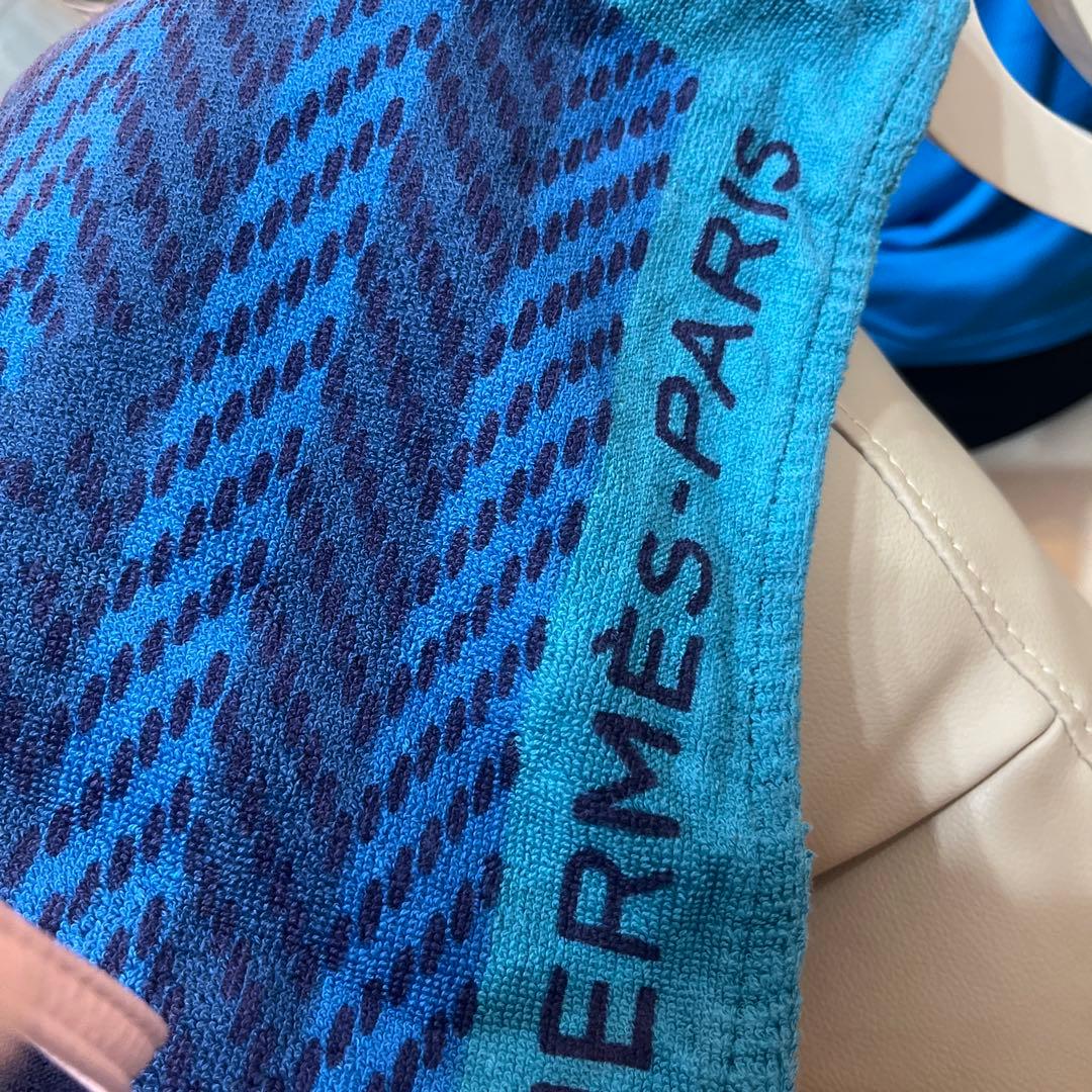 エルメスバスタオルブルー ピンク2セット