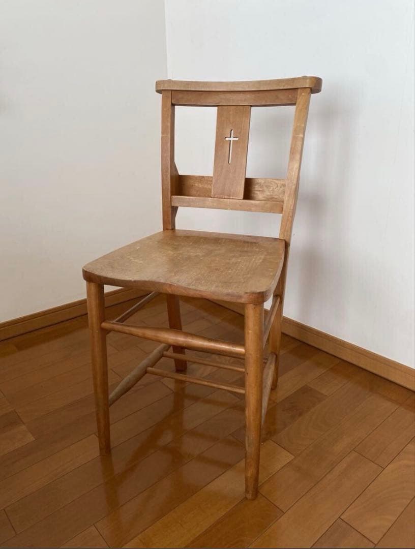 イギリスアンティーク チャーチチェア 教会