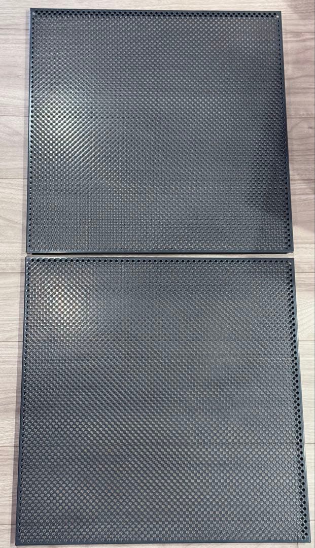 USMハラー純正52×52cmモジュール用パンチングパネル2枚アントラサイト美品