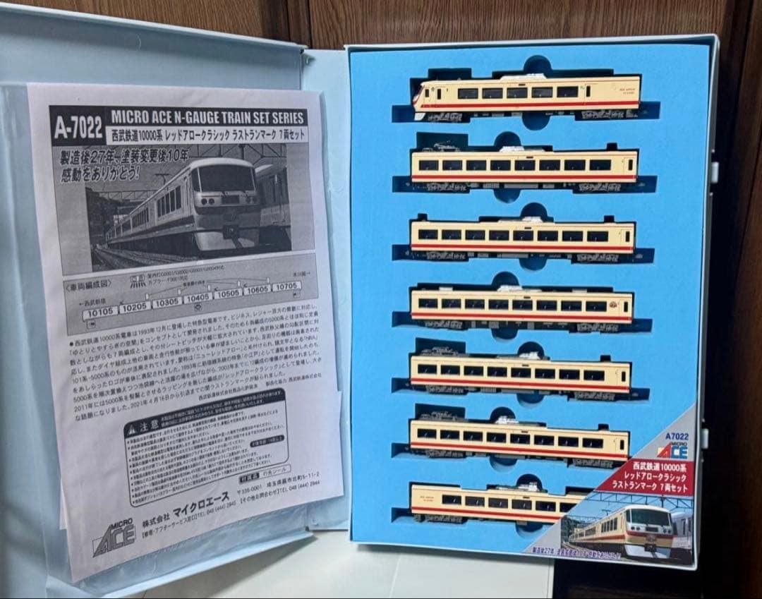 マイクロエース 西武10000系レッドアロークラシック ラストランマークセット