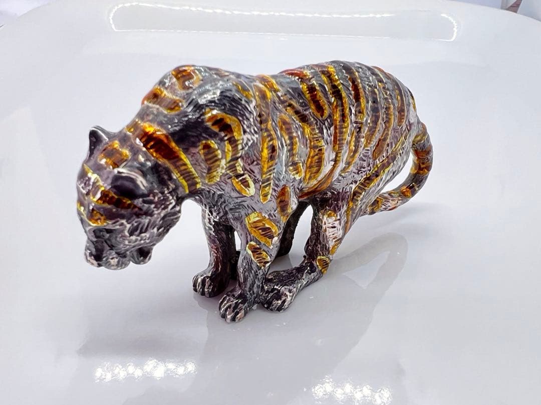 ティファニー　置物　トラ　タイガー　インテリア