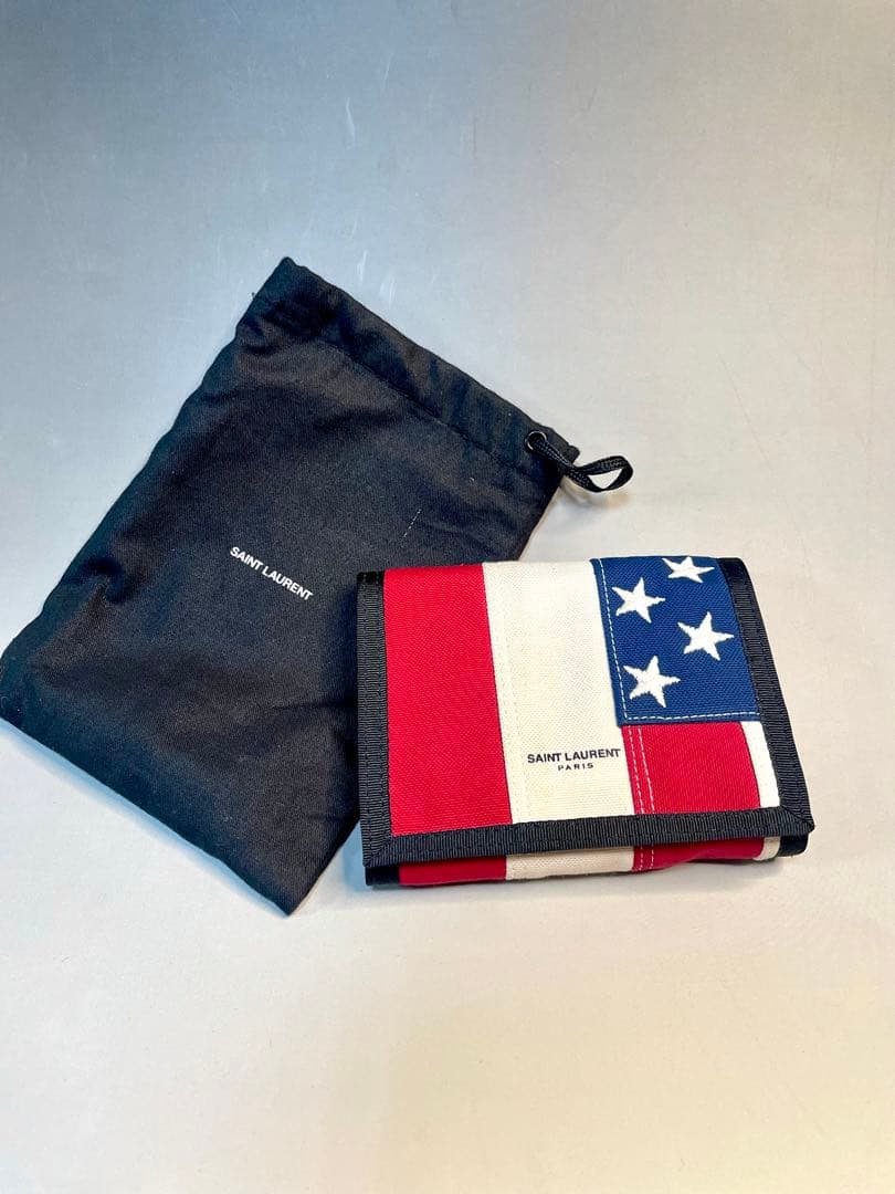 SAINT LAURENT 星条旗　ウォレット