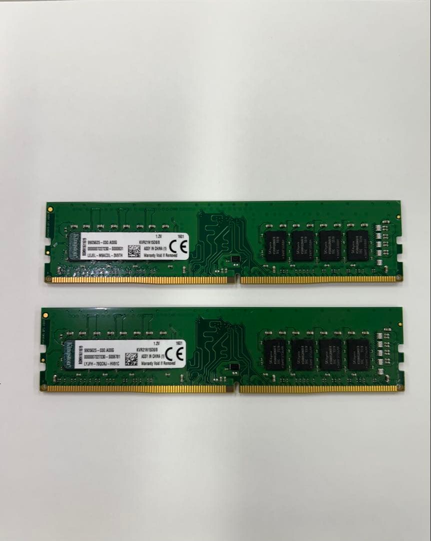 kingston DDR4 8Gメモリ 2枚セット　動作確認済