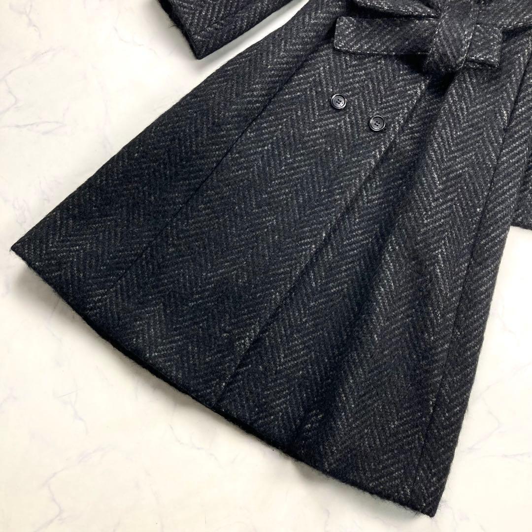 【新品タグ付き】ボーダーズアットバルコニー ツイード トレンチコート 定価18万