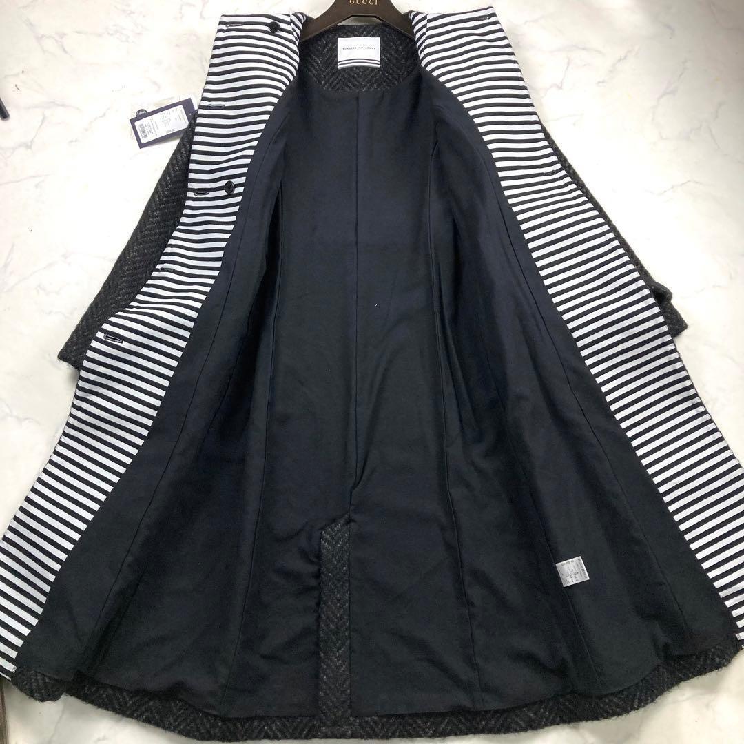 【新品タグ付き】ボーダーズアットバルコニー ツイード トレンチコート 定価18万